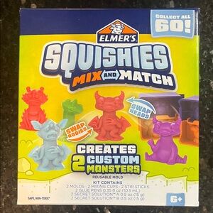 Squishies Mix and Match Monster Kit - Creates 2 Custom Monsters